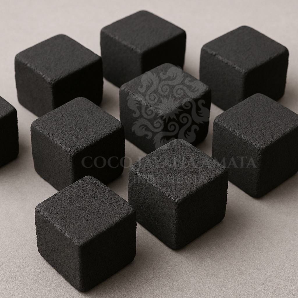 Coconut Shell Charcoal Briquette Shisha Cubes