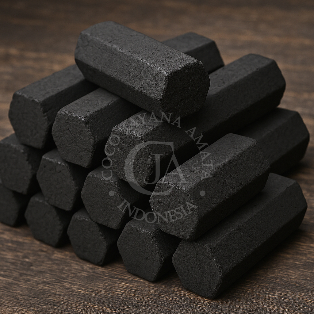 Coconut Shell Charcoal Briquette for BBQ (2)