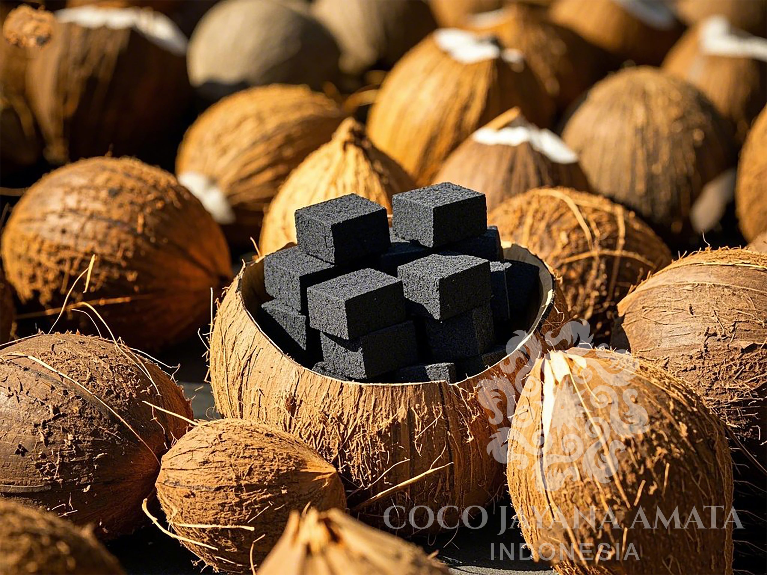 Coconut Shell Charcoal Briquette for ShishaHookah (9)
